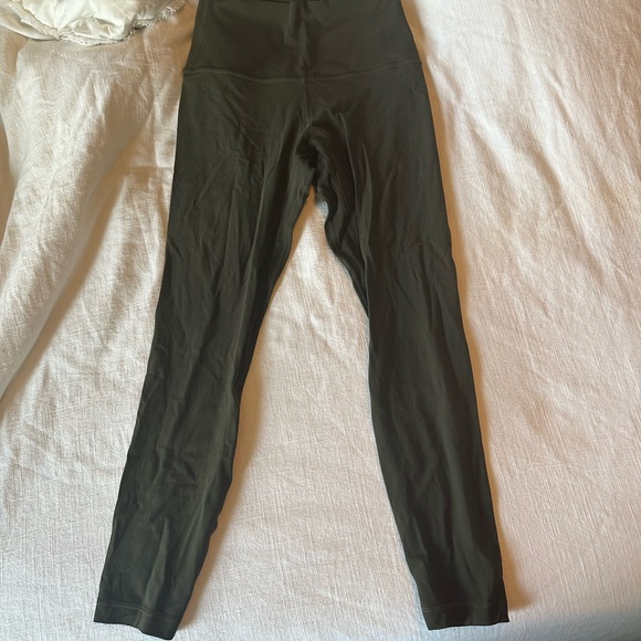 Lululemon hunter green align leggings - Picture 2 of 4